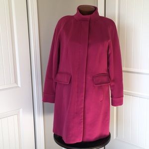 Lands End Wool 3/4-Length Coat